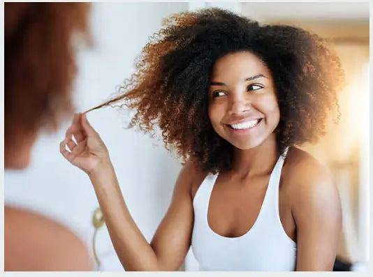 Cheveux épais et en bonne santé