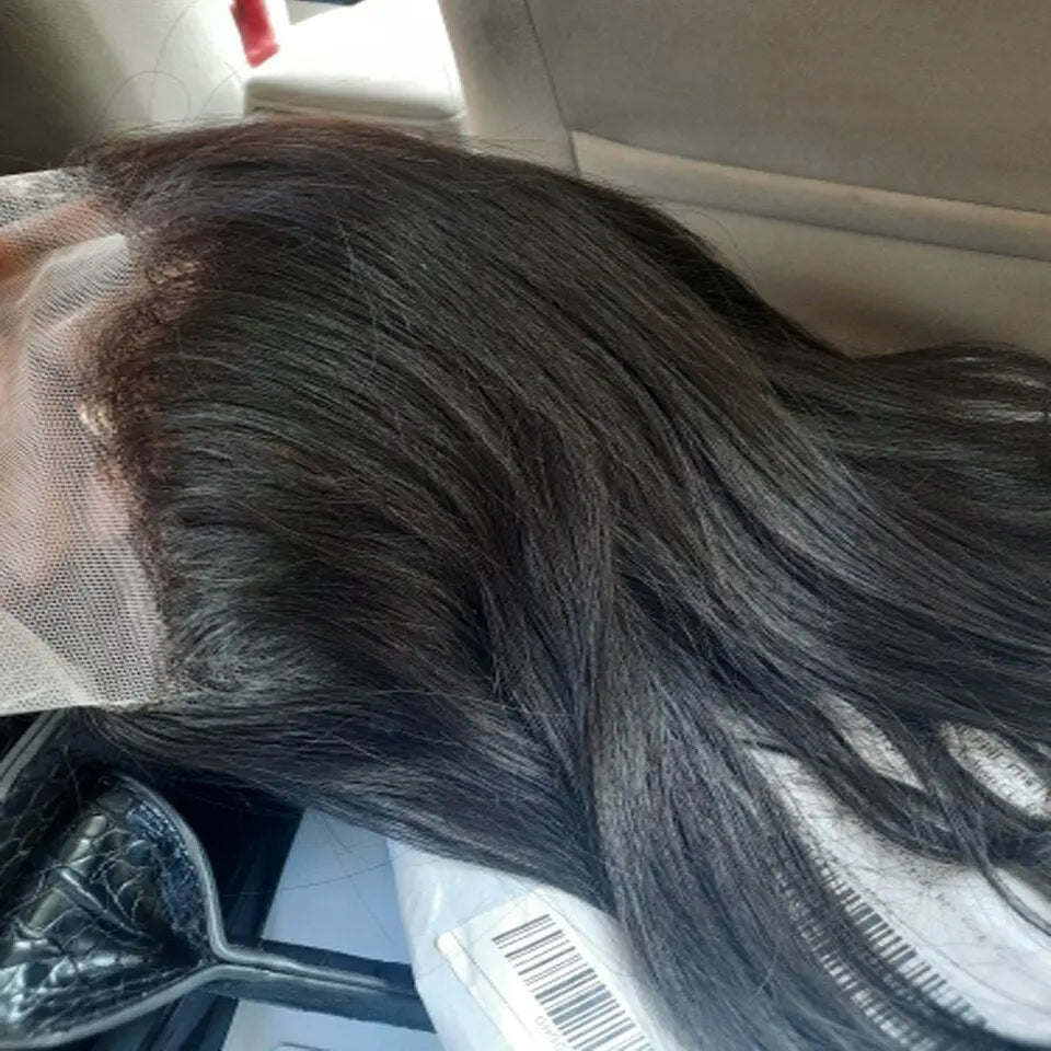 Lace Front - Perruque Front Lace Cheveux Naturel Lisse ou Frisé 13x4