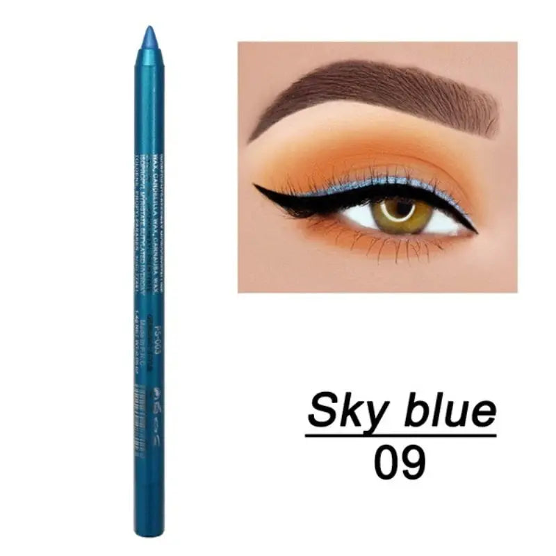 eye liner gel bleu ciel