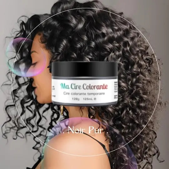 Coloration éphémère noire pour les cheveux