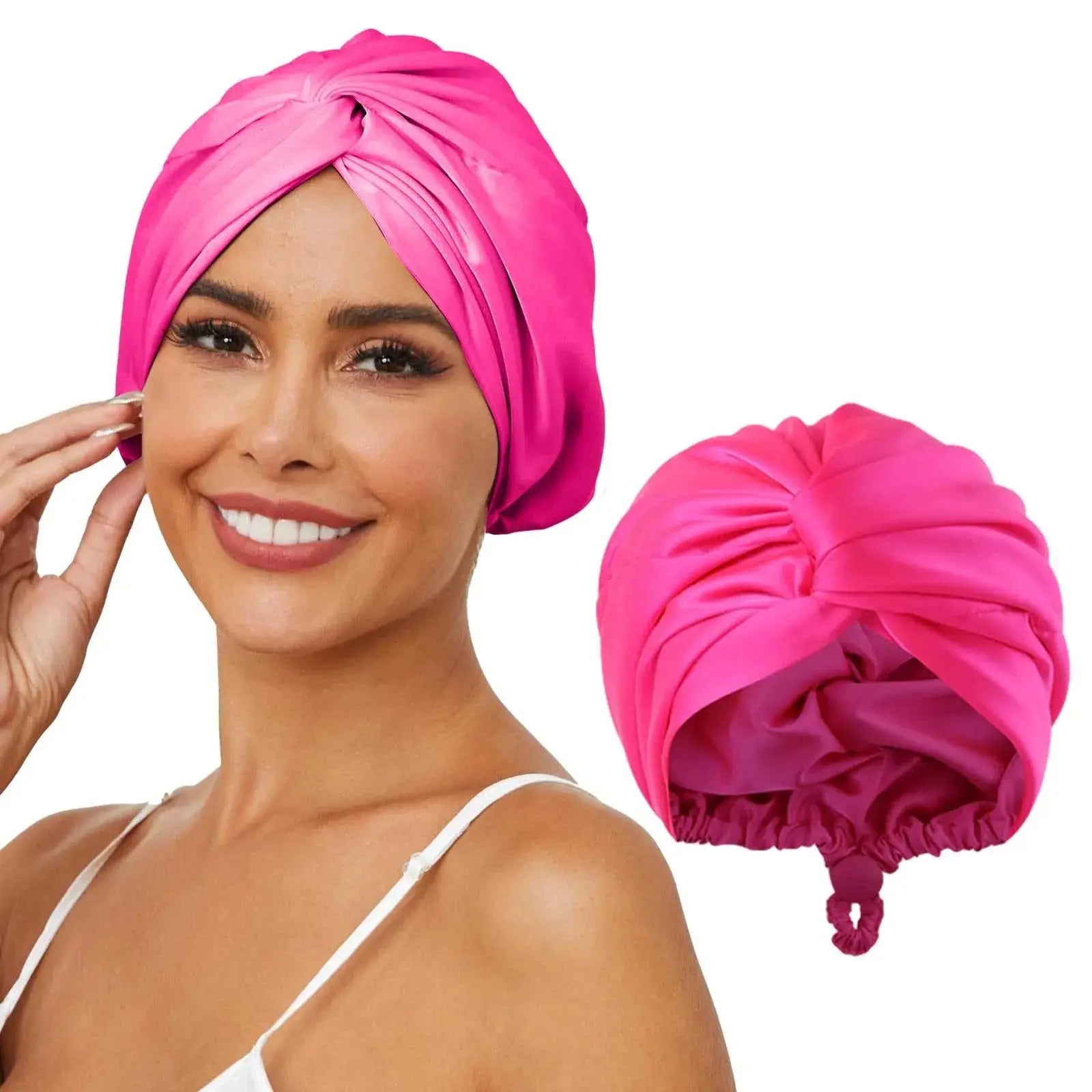 turban cheveux satin