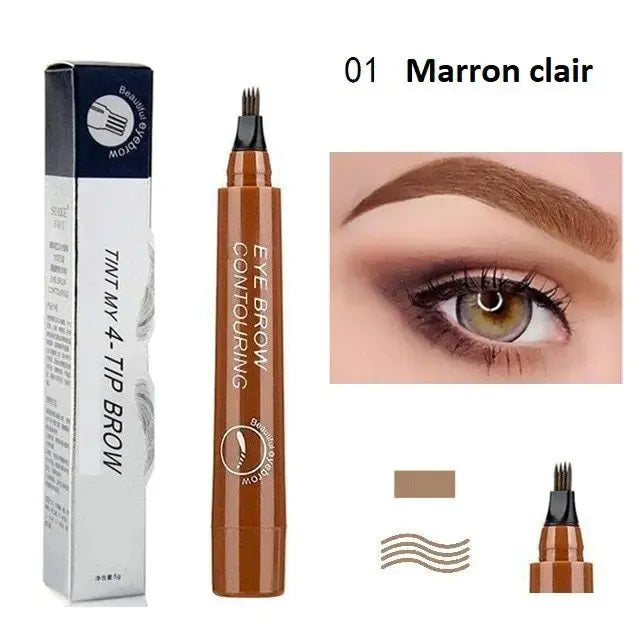 Crayon sourcil effet poil Semi Permanent Waterproof Ma cire colorante