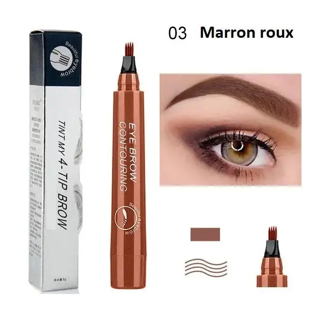 Crayon Sourcil Semi Permanent Waterproof Ma cire colorante