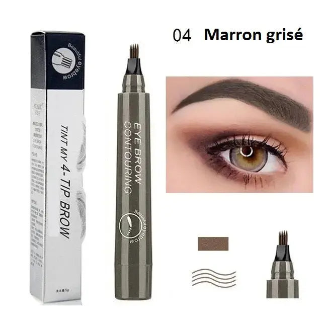 Crayon Sourcil Semi Permanent Waterproof Ma cire colorante