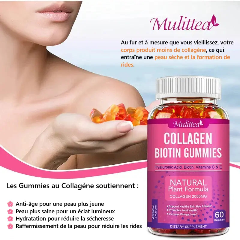 gummies collegene et biotine