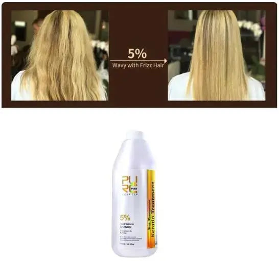 PURE Kératine Lissage des Cheveux - lot de 2 masques magiques traitement express Ma cire colorante