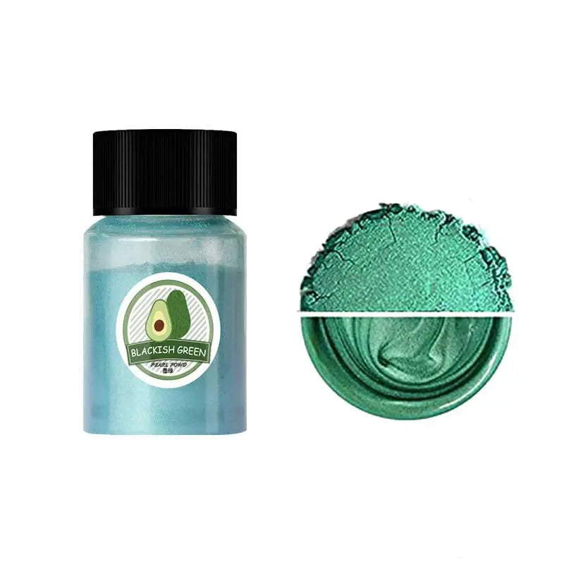 savon avec poudre mica