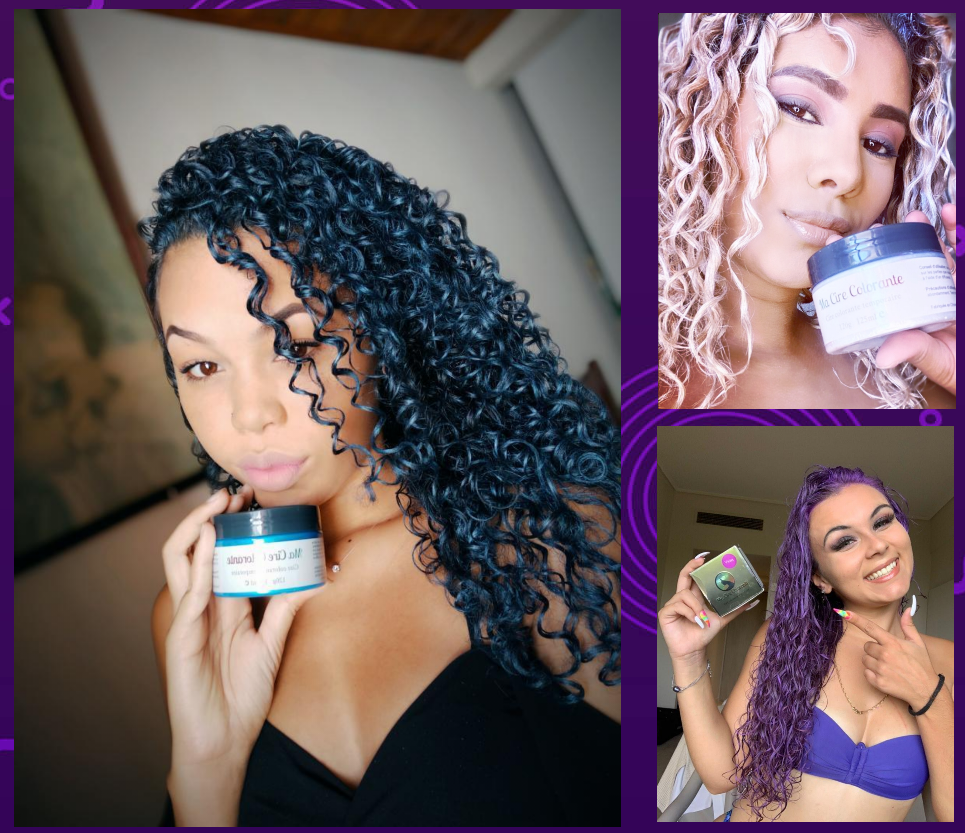La coloration temporaire pour cheveux.