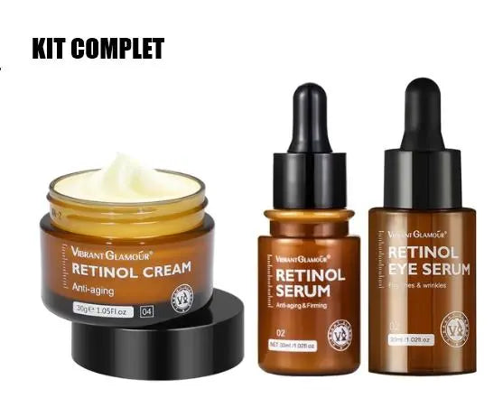 Rétinol Gamme de Crème et Sérum Visage et Yeux