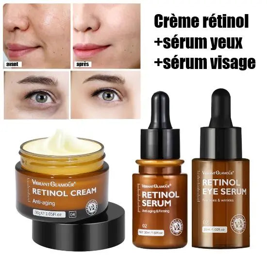 Rétinol Gamme de Crème et Sérum Visage et Yeux
