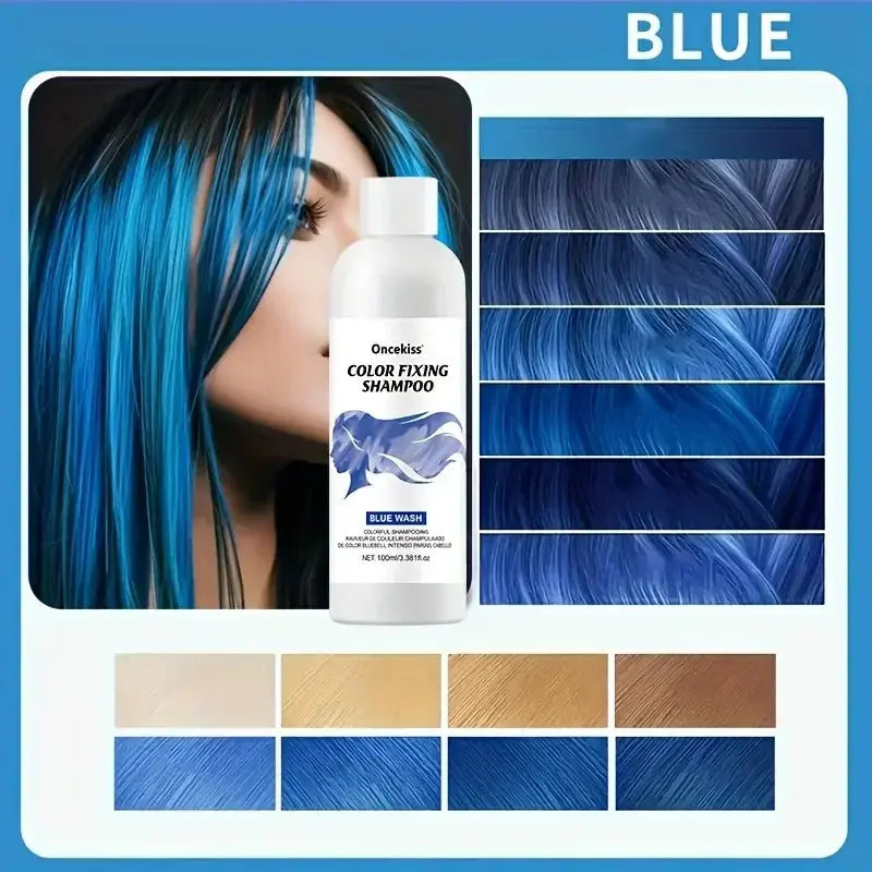 shampoing colorant bleu