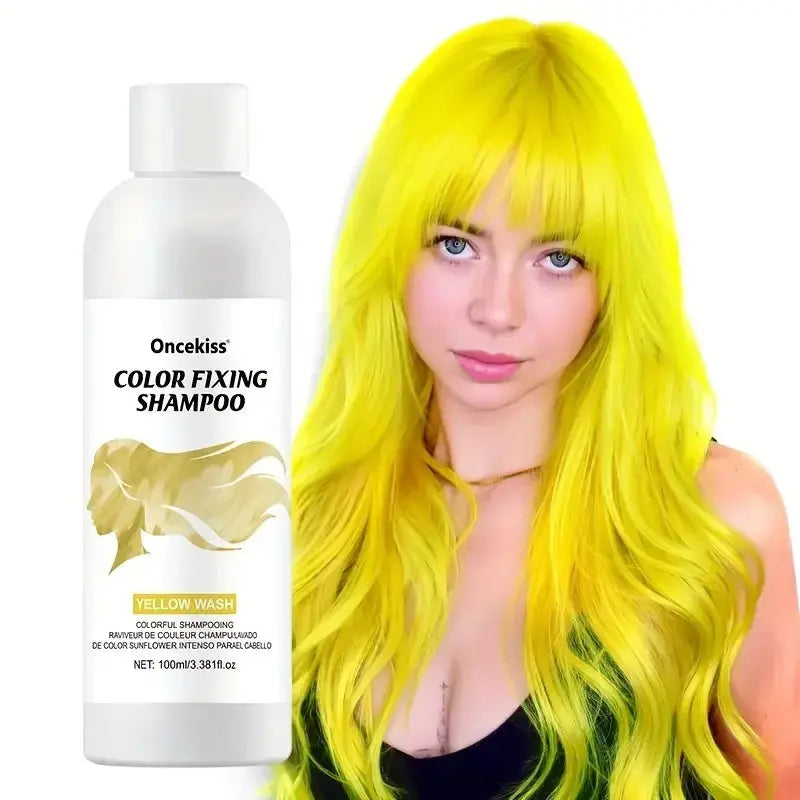 shampoing colorant jaune