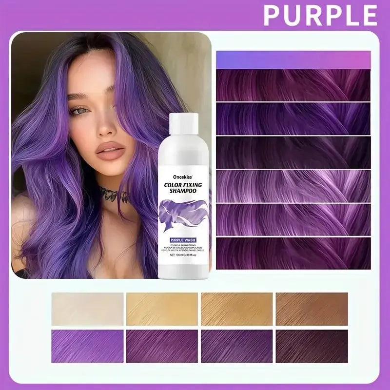 shampoing colorant temporaire violet