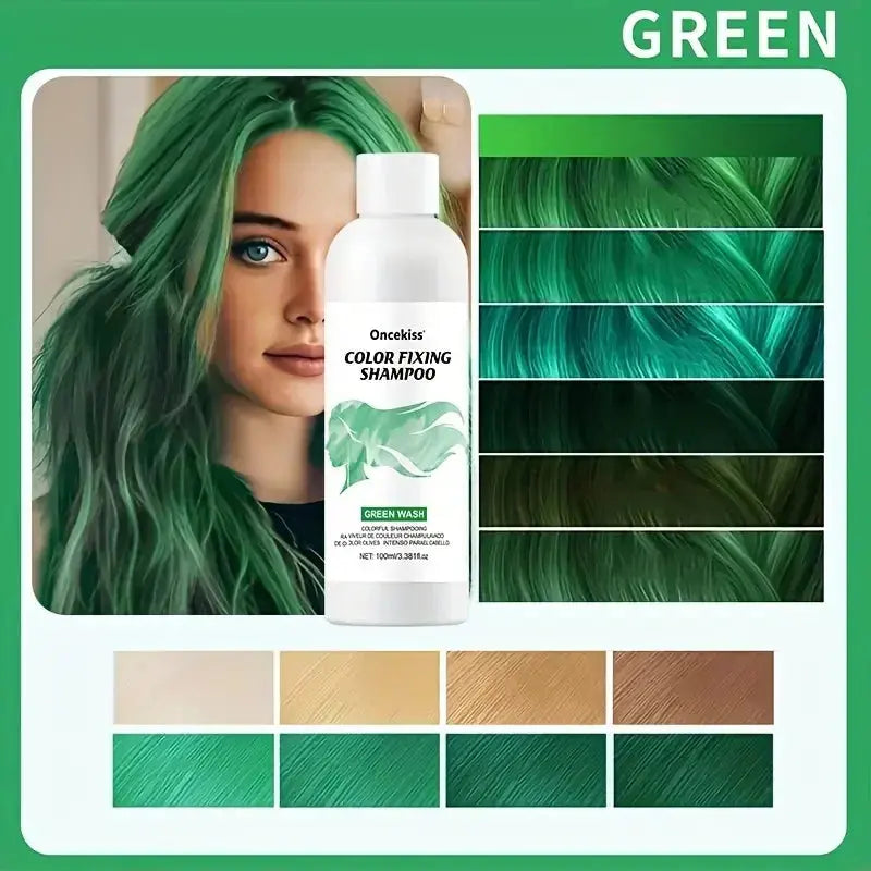shampoing colorant vert