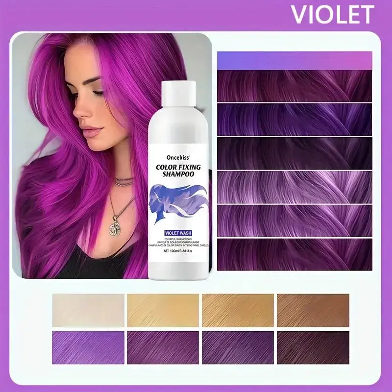 shampoing colorant violet