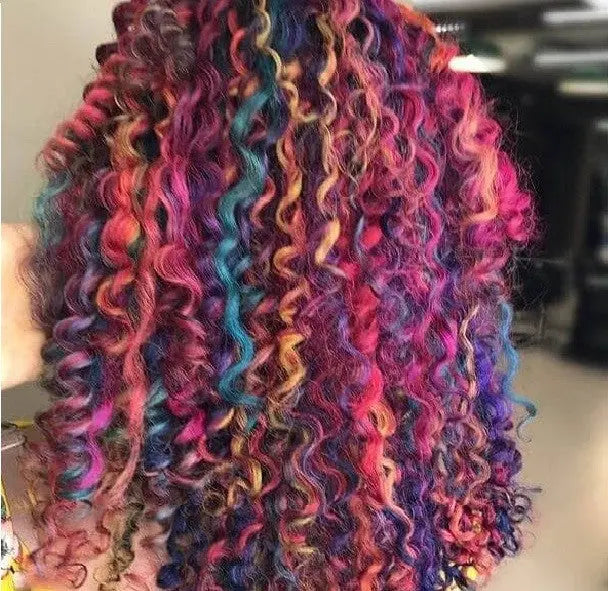 Cire Colorante Arc en Ciel pour Cheveux