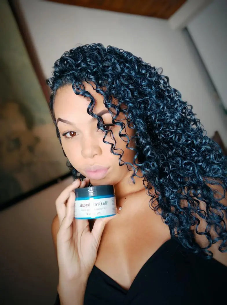 cheveux bleu