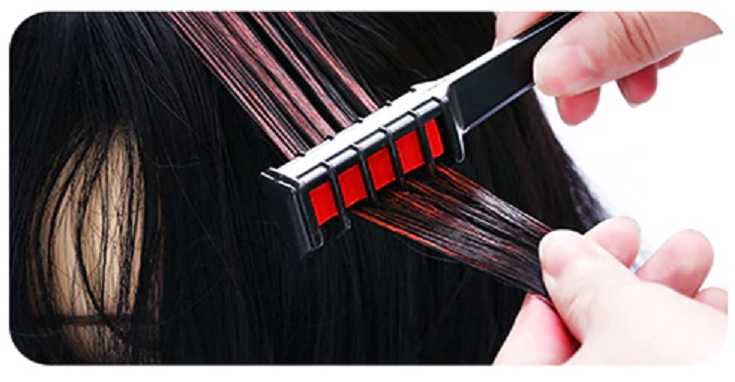 Lot de 10 Mini Peignes Colorants Temporaires - Pour un style reflet ou ombré Ma cire colorante