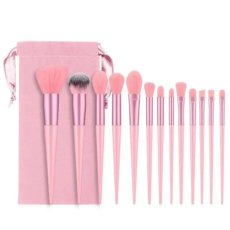 Ensemble de Pinceaux de Maquillage - Set de 13 pinceaux + pochette offerte