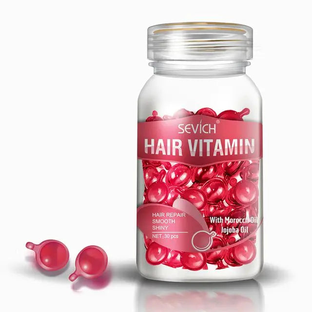 Capsules réparatrices cheveux abimés kératine/vitamine/huile capillaire Ma cire colorante