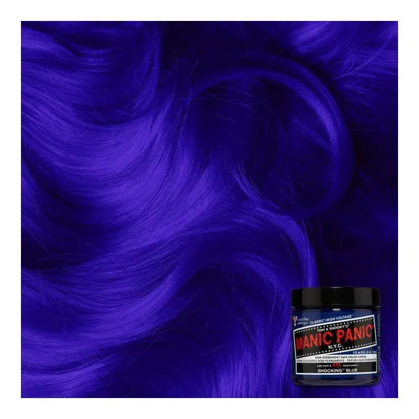 ​Coloration Semi-Permanente - Manic Panic shocking blue bleu