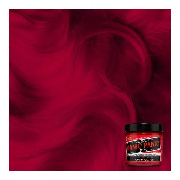 ​Coloration Semi-Permanente - Manic Panic rock n roll rose rouge- Ma Cire Colorante