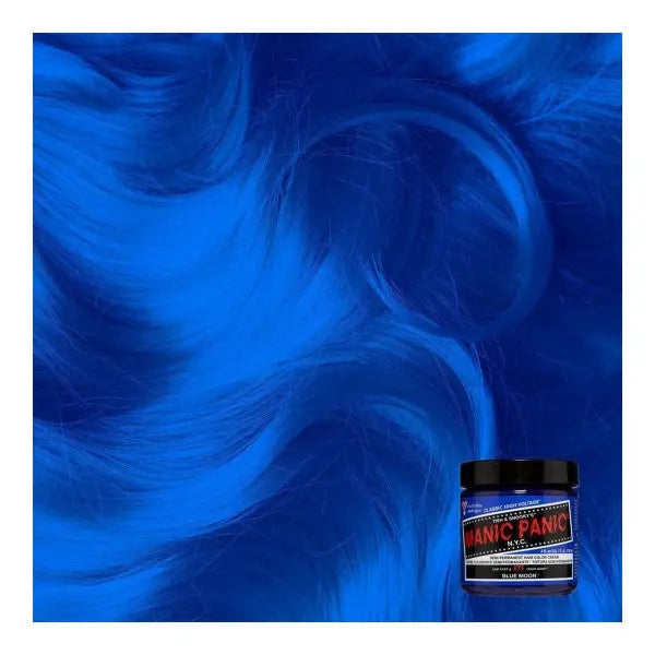 ​Coloration Semi-Permanente - Manic Panic blue moon bleu - Ma Cire Colorante