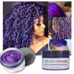 Coloration éphémère violette pour les cheveux