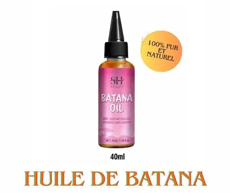 Huile de Batana 100% - Pousse des cheveux et réduit l'alopécie - 40ml Ma Cire Colorante