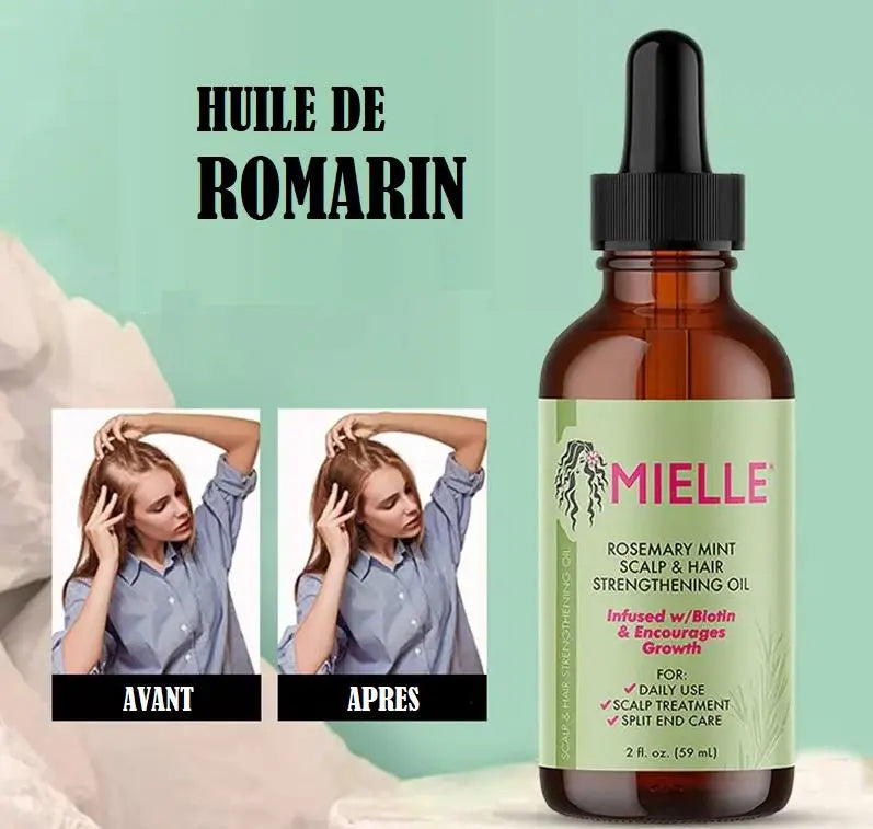 huile de rosemary cheveux