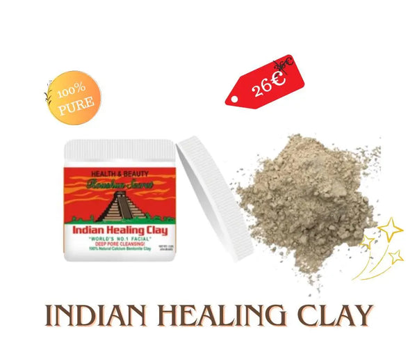Indian Healing Clay - Argile Bentonite 100% Pure 453ml