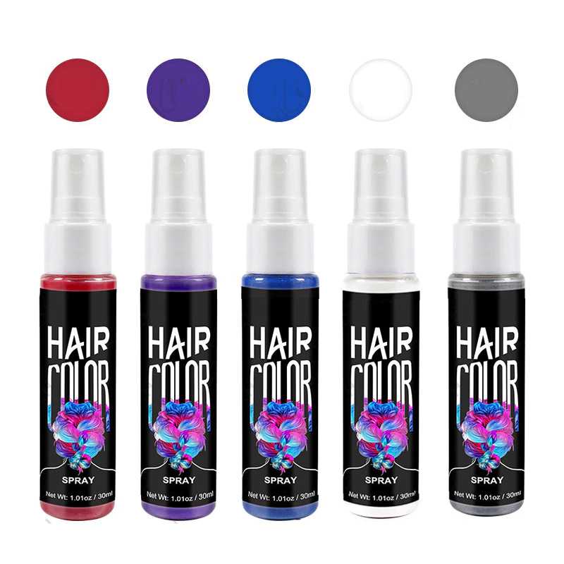 Nouveaux Sprays Colorants Temporaires à emporter partout ! Réduction de folie Ma cire colorante