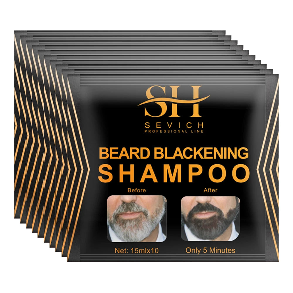 coloration barbe blanche