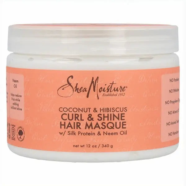 Shea Moisture Curl and Shine - Masque Sublimateur Cheveux Bouclés 340g
