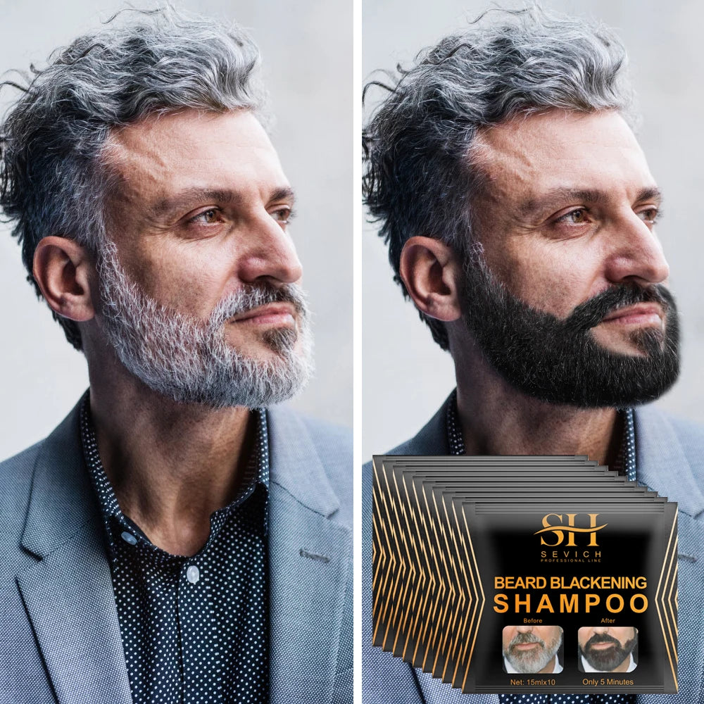 teindre barbe grise