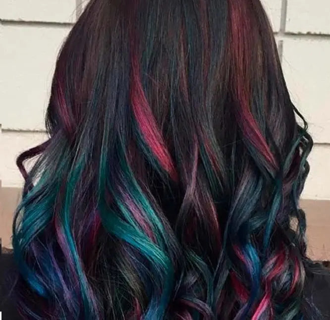 Couleur de Cheveux Multicolore