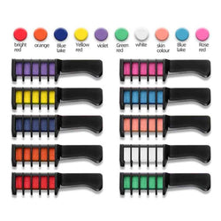 Lot de 10 Mini Peignes Colorants Temporaires - Pour un style reflet ou ombré Ma cire colorante